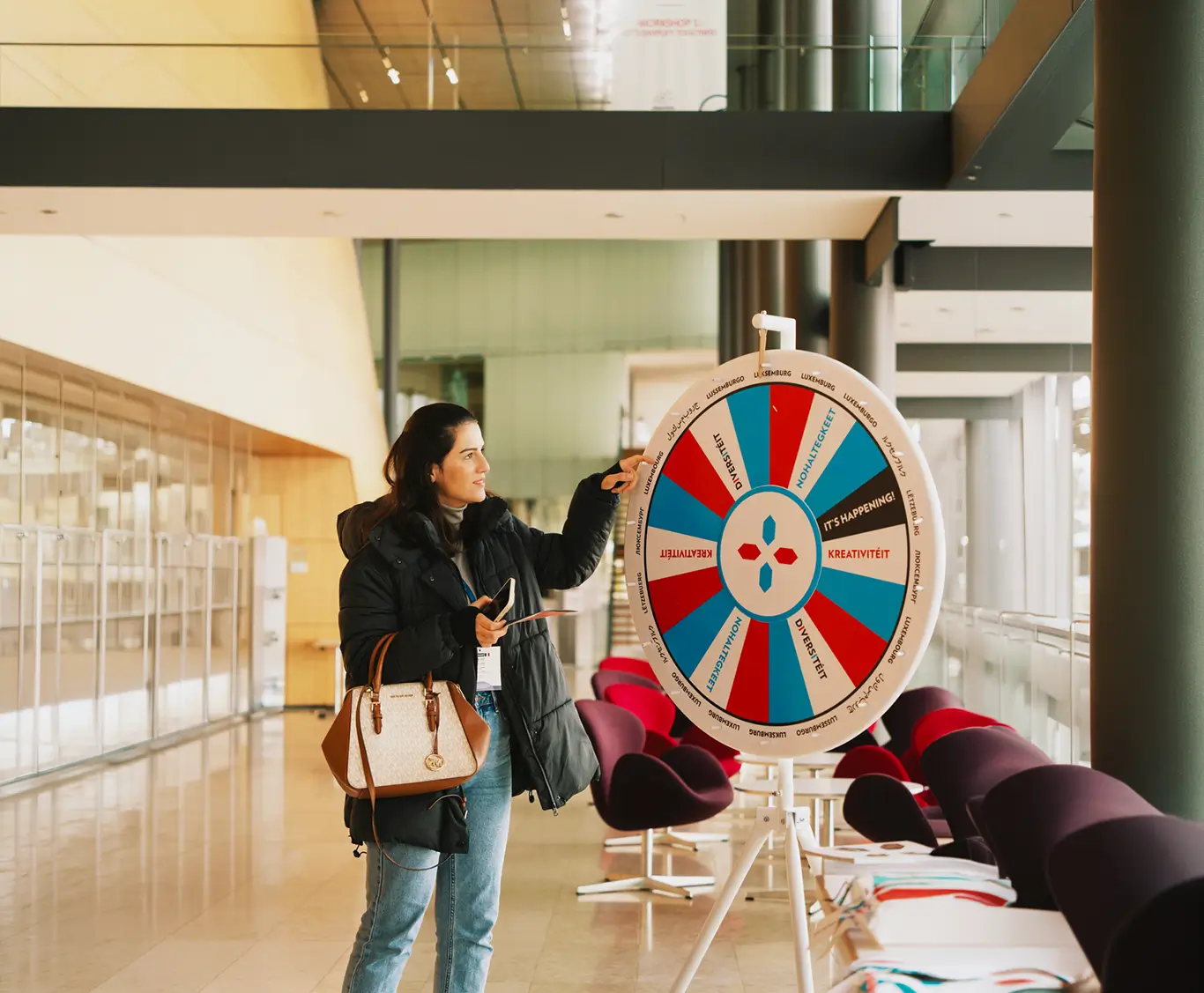 Roue de la fortune mécanique